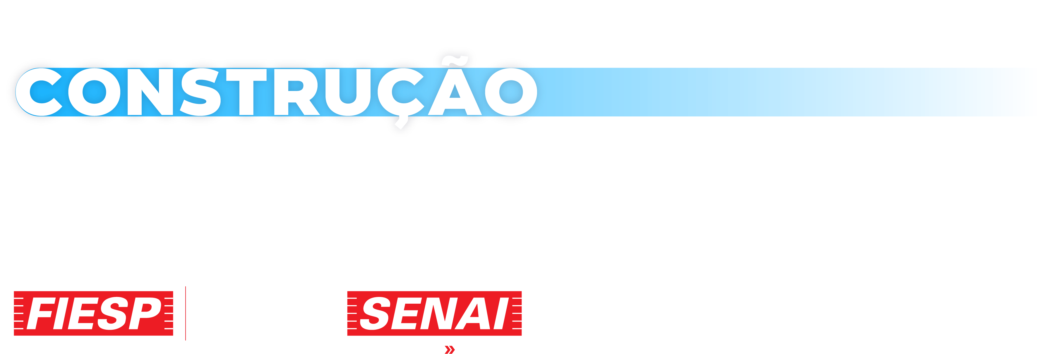 Logo do programa Indústria da Construção SENAI-SP